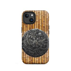 "Ancient Dragon Tiger Craft Fengshui Coin" - MagSafe® tough case for iPhone®